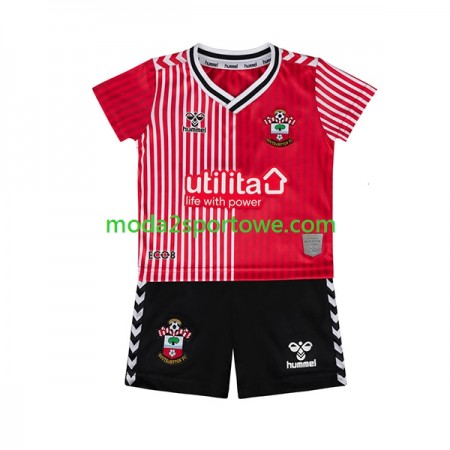 Koszulka Southampton Dziecięcy Domowe Stroje Piłkarskie 2023/24 Krótki Rękaw